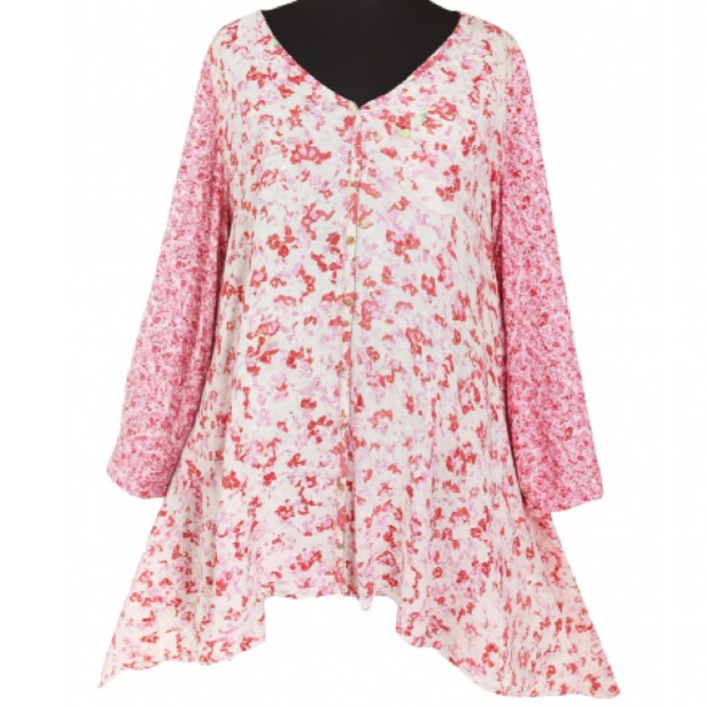 Floral Pink Women's Top
